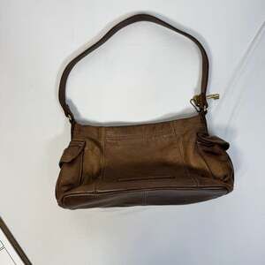 Vintage Fossil 1954 Brown Distressed Leather Shoulder Bag